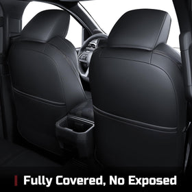bgucar installed seat demonstrating compatibility with heated controls