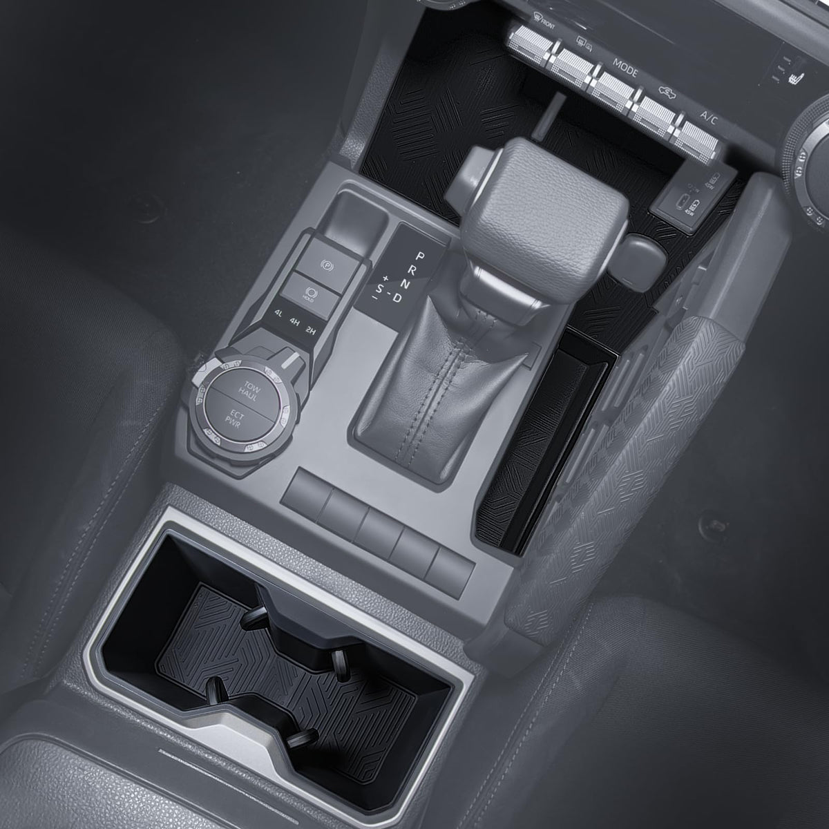 bgucar cup holder close-up demonstrating secure anti-slip surface