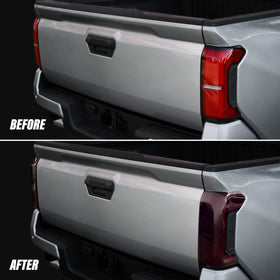 bgucar lifestyle shot of Tacoma with covers in driveway showing enhanced sporty look benefit: boosted curb appeal