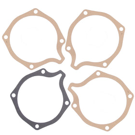 BH-Motor gaskets next to ruler for size comparison and correct selection
