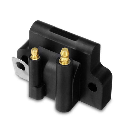 BH-Motor ignition coil front view showing compact housing and mounting points for easy replacement
