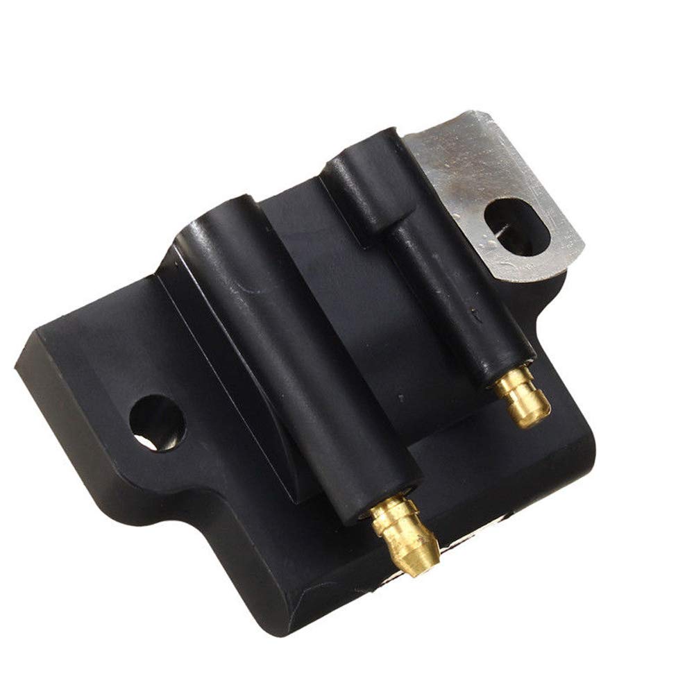 BH-Motor ignition coil installed in Johnson Evinrude engine compartment for reliable spark delivery