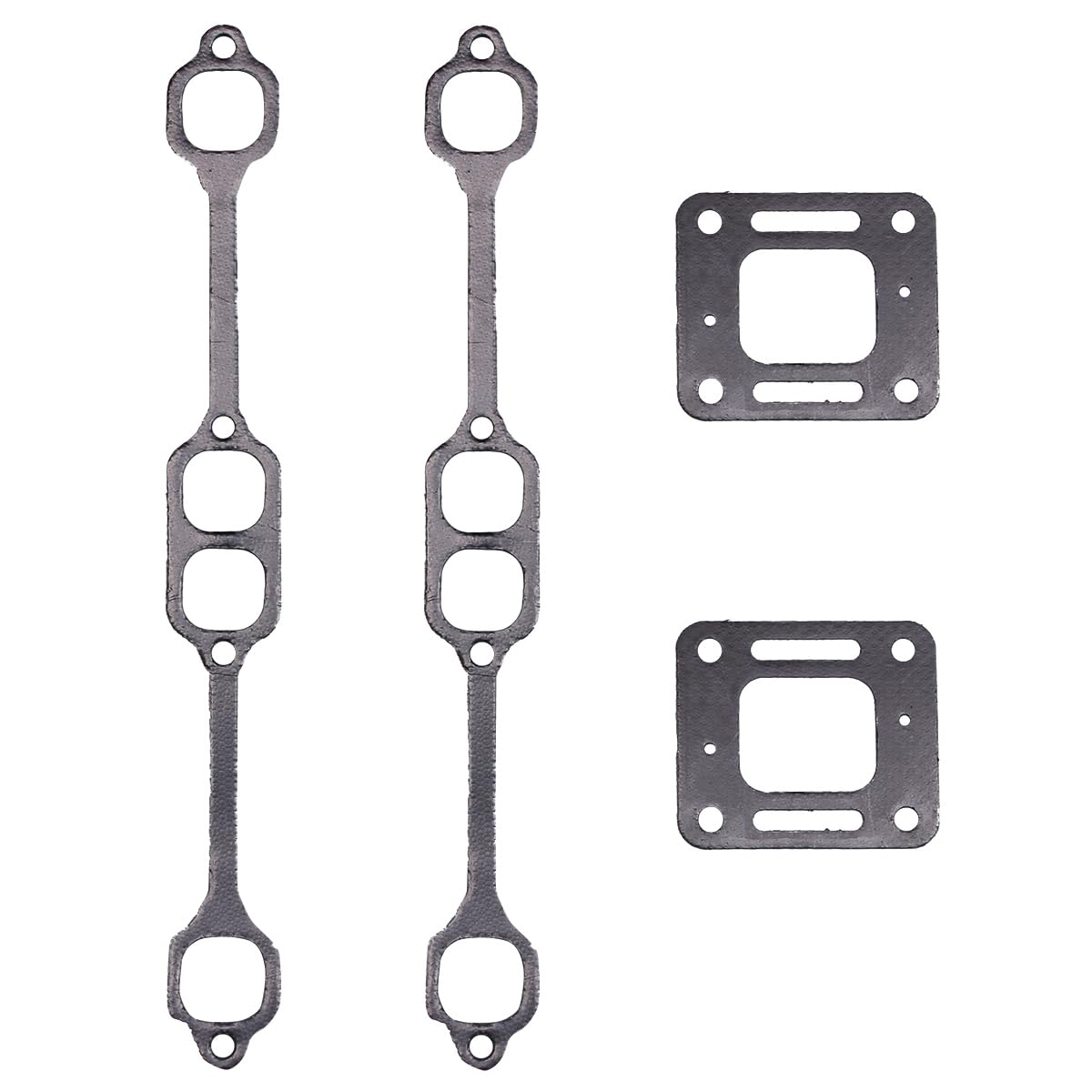 BH-Motor gasket installed on Mercruiser riser demonstrating leak prevention benefit