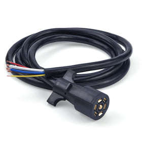BHTOP front view of 7-way plug showing secure connection and durability