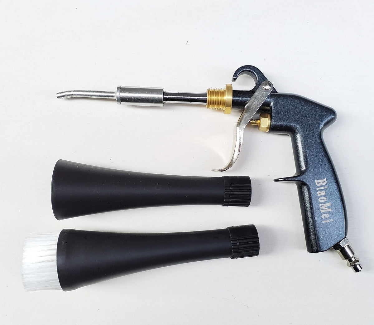 BIAOMEI close-up of brush head for precise crevice cleaning benefit