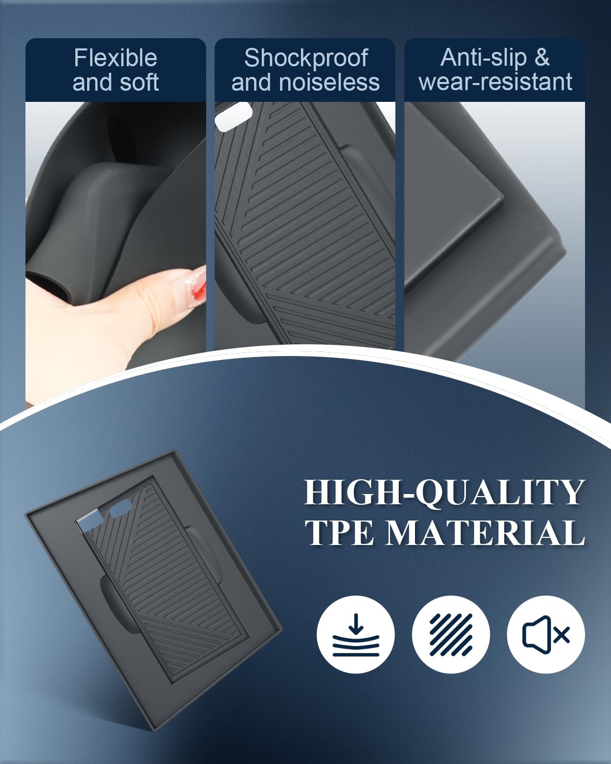 Top-down of BIBIBO insert installed in 2026 Outback console for neat storage