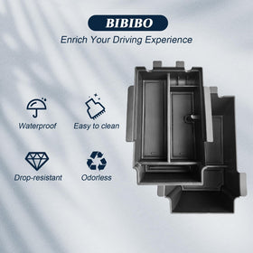 BIBIBO console with items organized demonstrating quick retrieval benefit