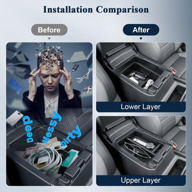 BIBIBO installed in 2026 Outback center console improving cabin order