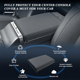 BIBIBO installed on console side angle demonstrating comfortable arm support