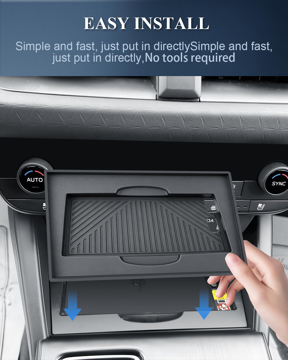 Image of BIBIBO tray being removed to show easy cleaning and maintenance