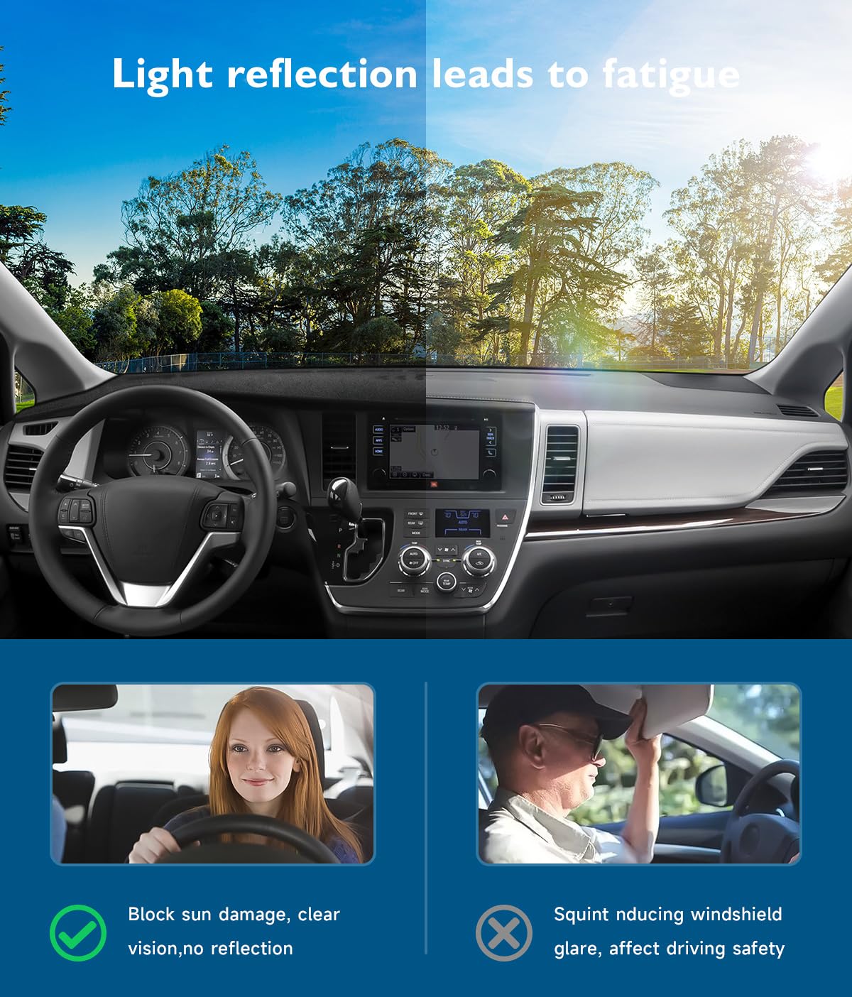 BIBLOZ installed in Toyota Sienna interior improving aesthetics