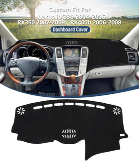 BIBLOZ installed on Lexus RX dashboard reducing glare and sun reflections