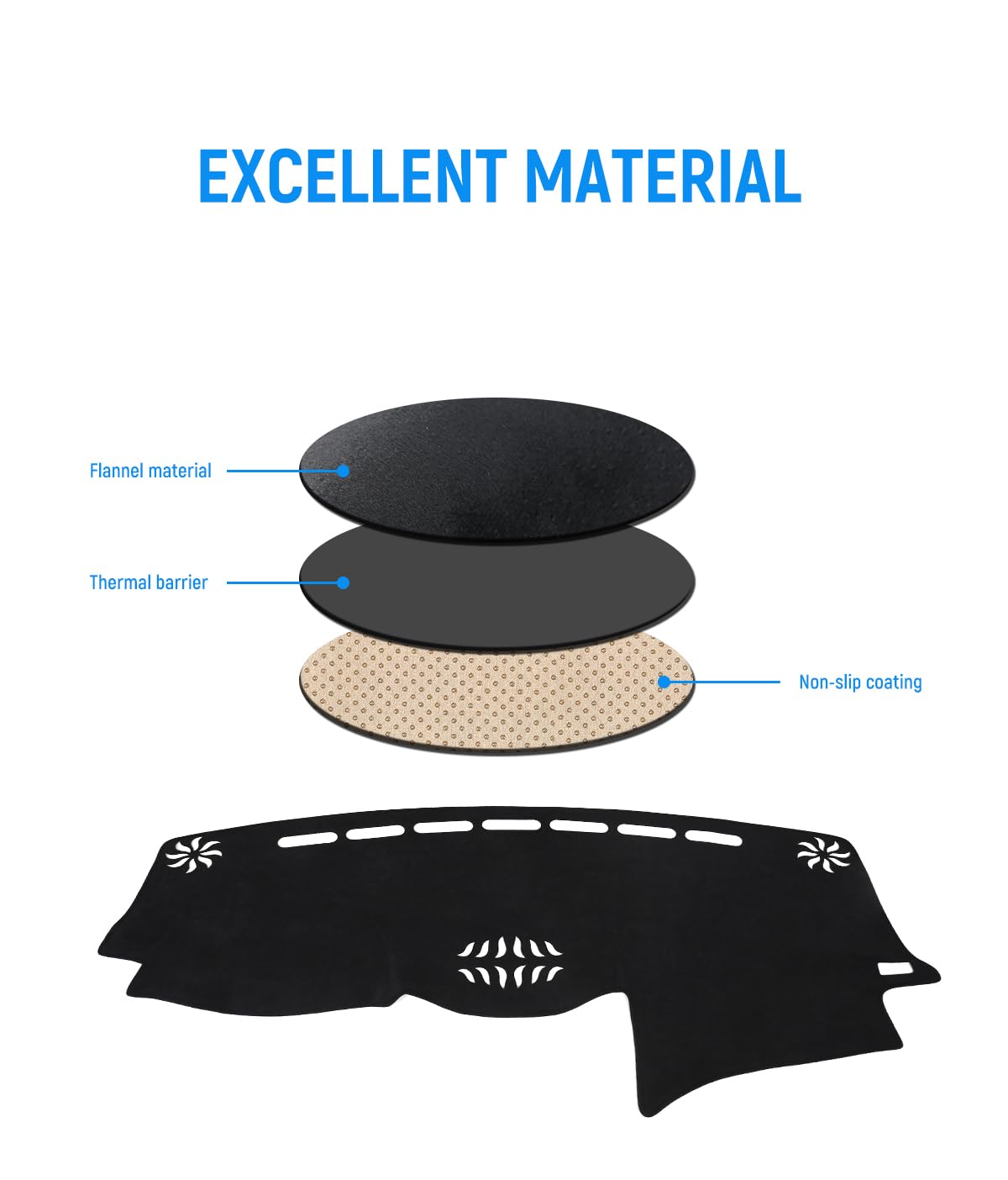 BIBLOZ in Lexus interior reducing heat and protecting dashboard finish