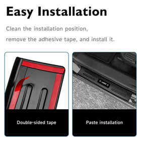 BIBLOZ sill protector beside ruler shows exact sizing for correct fit
