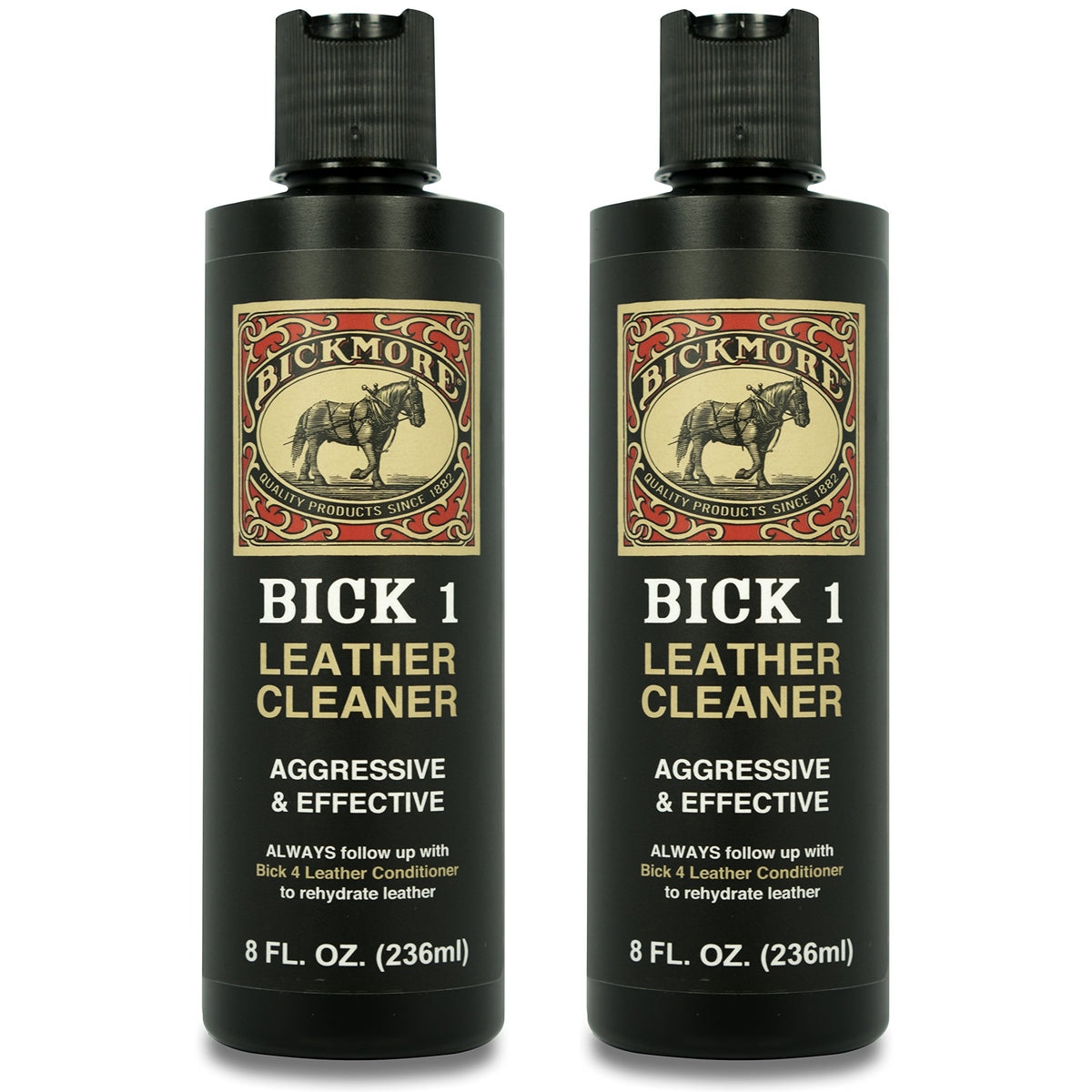 Bickmore Bick 1 front packaging showing label and benefits for deep leather cleaning
