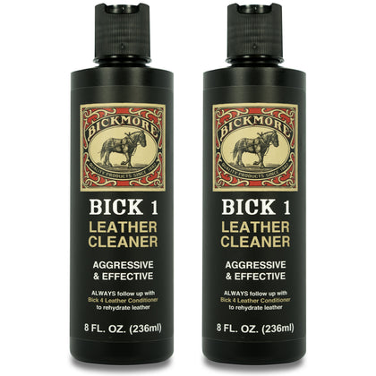 Bickmore Bick 1 front packaging showing label and benefits for deep leather cleaning