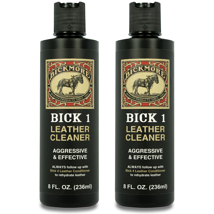 Bickmore Bick 1 front packaging showing label and benefits for deep leather cleaning