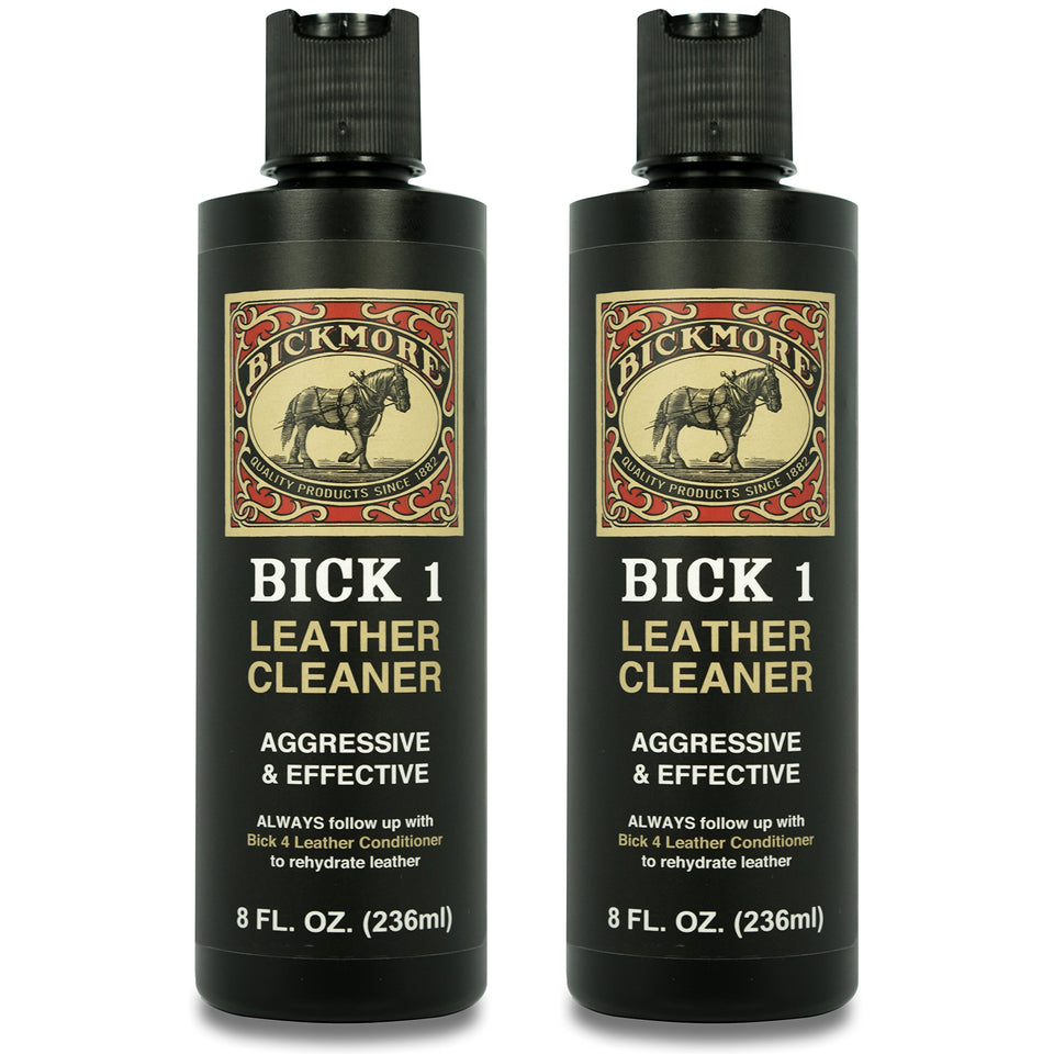 Bickmore Bick 1 front packaging showing label and benefits for deep leather cleaning