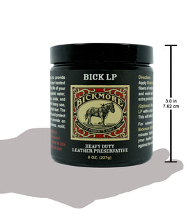 Bickmore Bick LP treated motorcycle seat close-up, protects from weather and wear