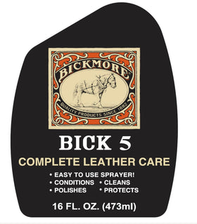 Bickmore bottle next to ruler showing 16 oz size for scale