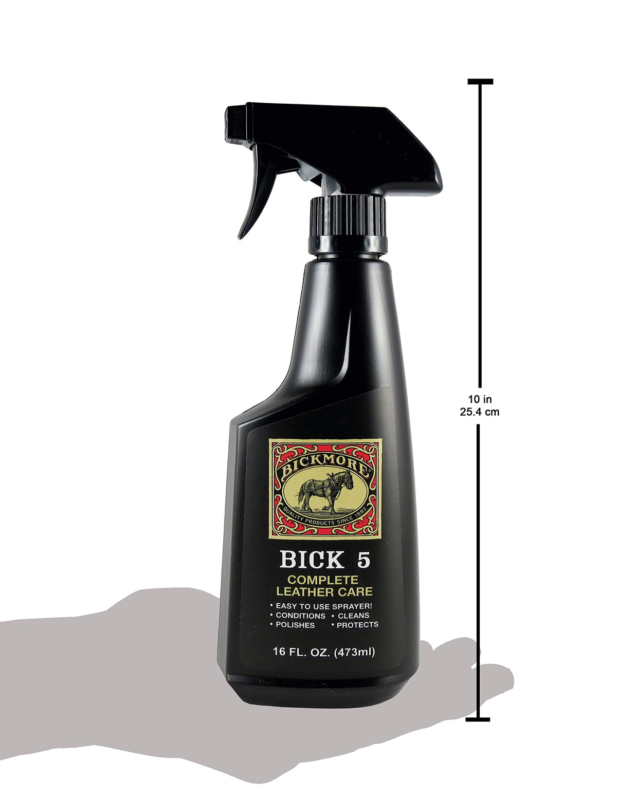 Bickmore spray action closeup demonstrating easy precise application