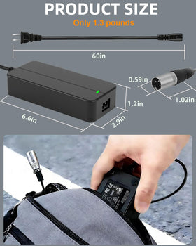 BICMDO close-up of 3-pin connector providing secure Ridstar compatibility