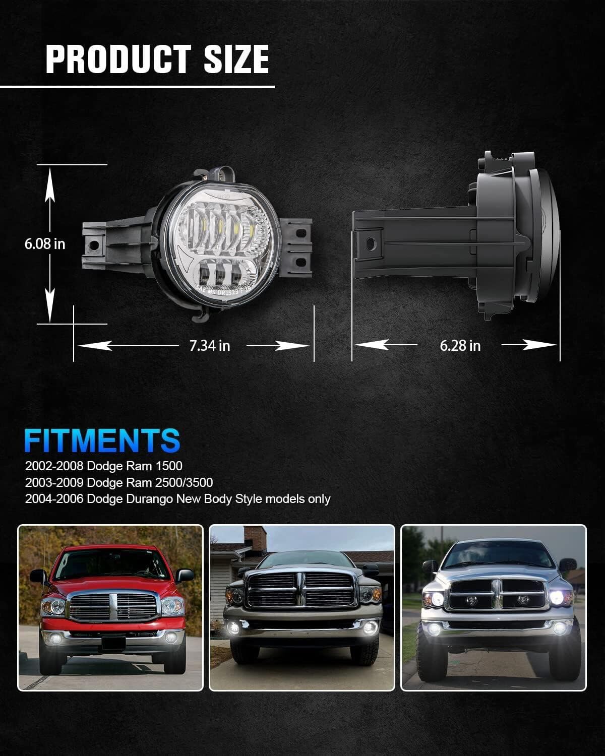 BICYACO fog light held in hand for scale showing compact bolt-on size