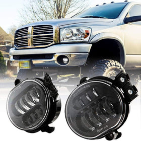 BICYACO front view fog lights showing clean fit and improved visibility