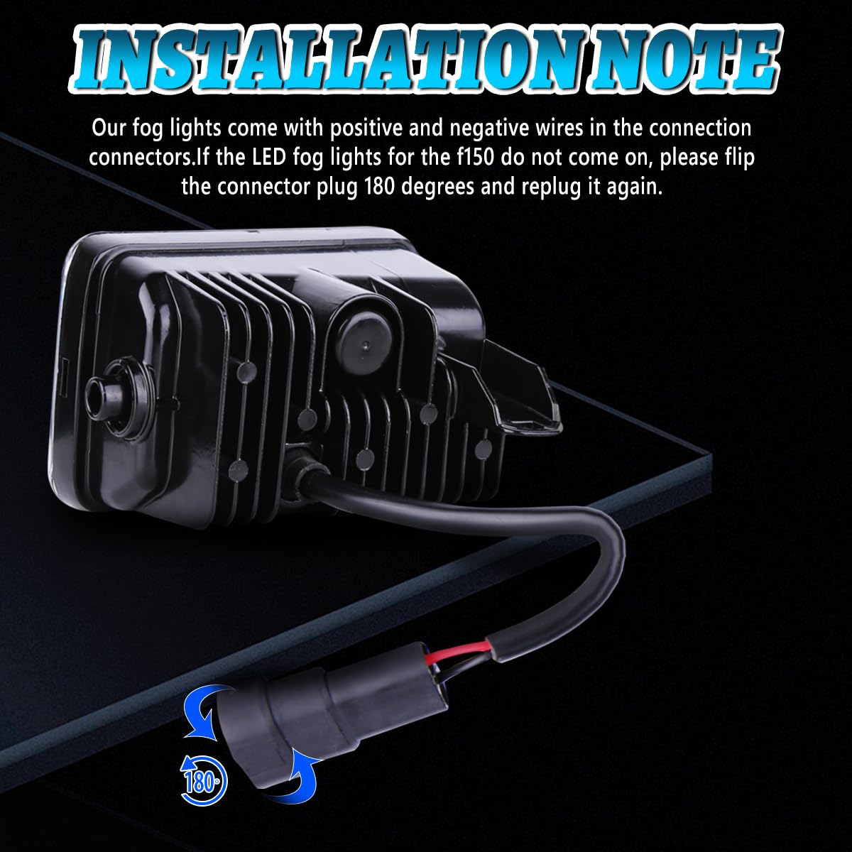 BICYACO wiring connector view with flip tip, simplifies correct plug orientation