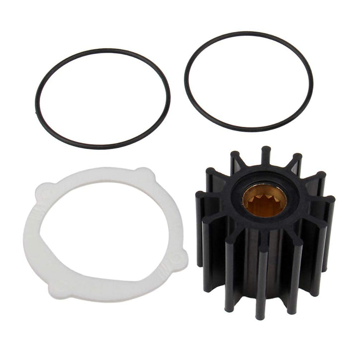big-autoparts front view of impeller kit showing components and clear labeling for correct replacement