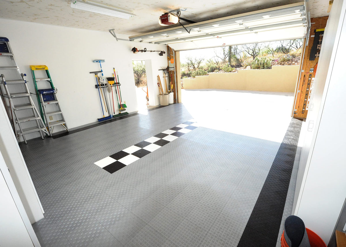 Big Floors garage workshop scene showing durable, professional finish