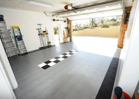 Big Floors garage workshop scene showing durable, professional finish