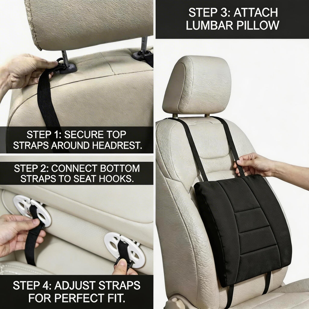 Big Hippo on carry bag in travel setting showing portable comfort solution