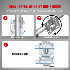 BIG RED 6-inch PP wheel swivel close-up for smooth movement on uneven ground