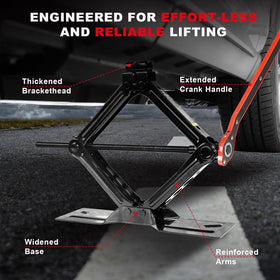 BIG RED base plate detail highlighting reinforced footprint for stable support