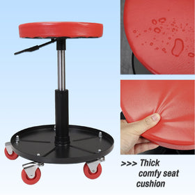 BIG RED smooth casters and reinforced base for easy mobility