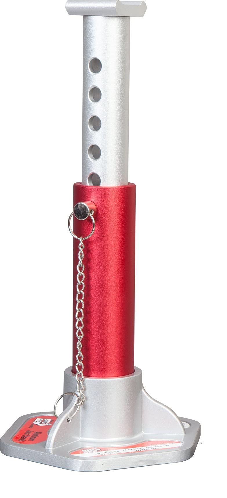 BIG RED close-up of saddle demonstrating large contact area for improved stability