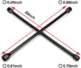 BIG RED side profile highlighting 20-inch arms for increased torque and easier turning