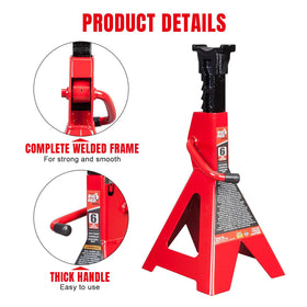 BIG RED broad pyramid base demonstrating increased stability on hard flooring