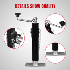 BIG RED zinc-plated steel finish close detail showing corrosion resistance benefit