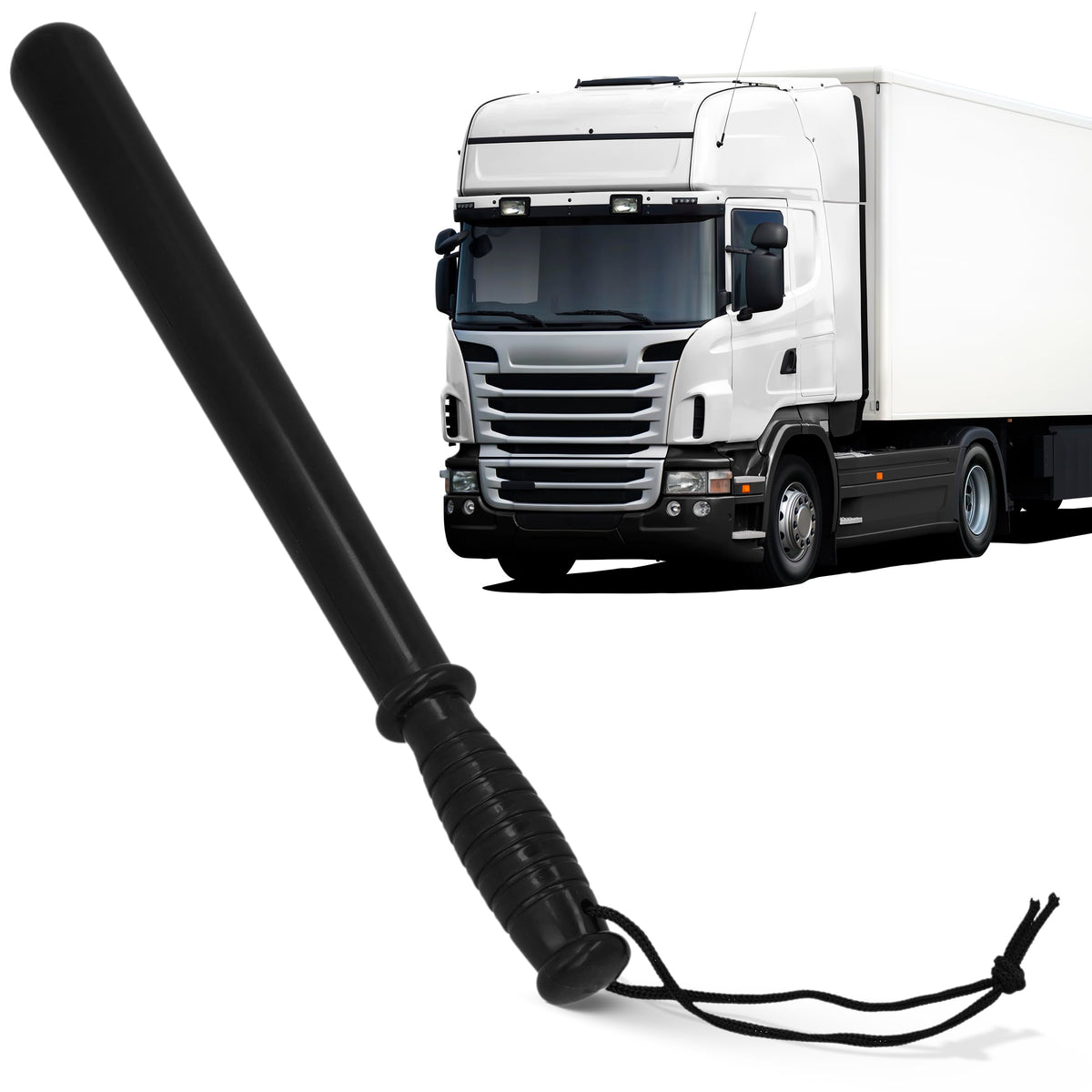 BIG RIG DEFENSE B R used as a fish bat during a roadside fishing trip