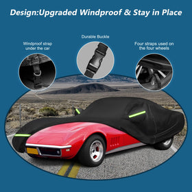 BIGACOVER soft inner lining on cover preventing scratches to paint