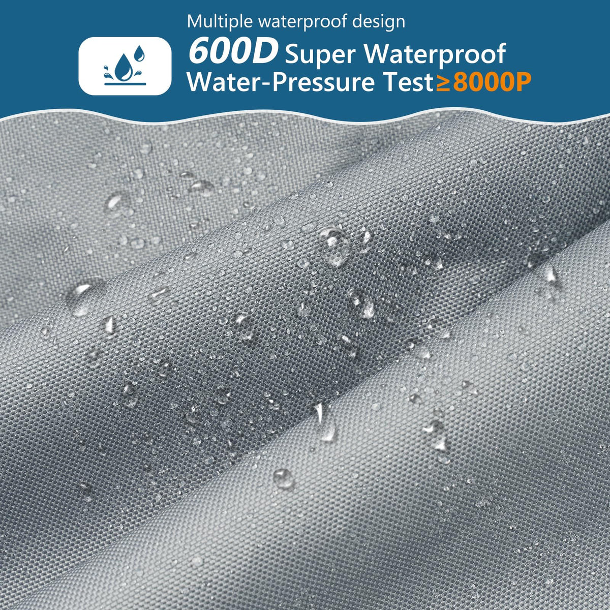 BIGACOVER sealed seam with waterproof strips preventing leakage
