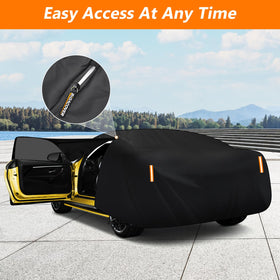 BIGACOVER wheel strap and underbuckle securing cover in strong winds