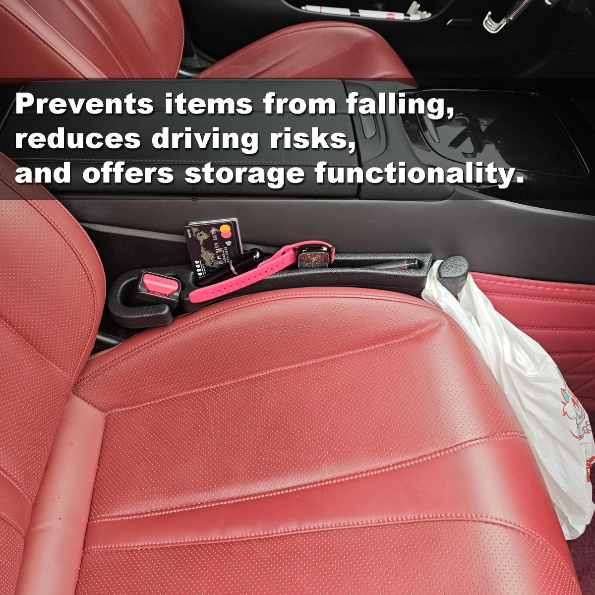 Bigger Solutions installed on driver side preventing dropped items