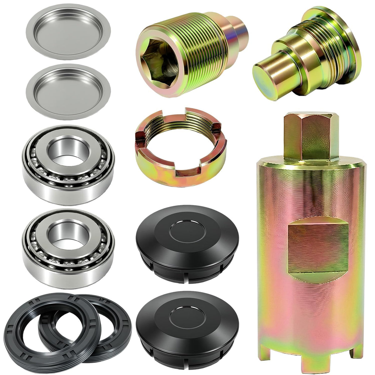 BIGLKNM full kit laid out showing all included parts for quick identification and convenience
