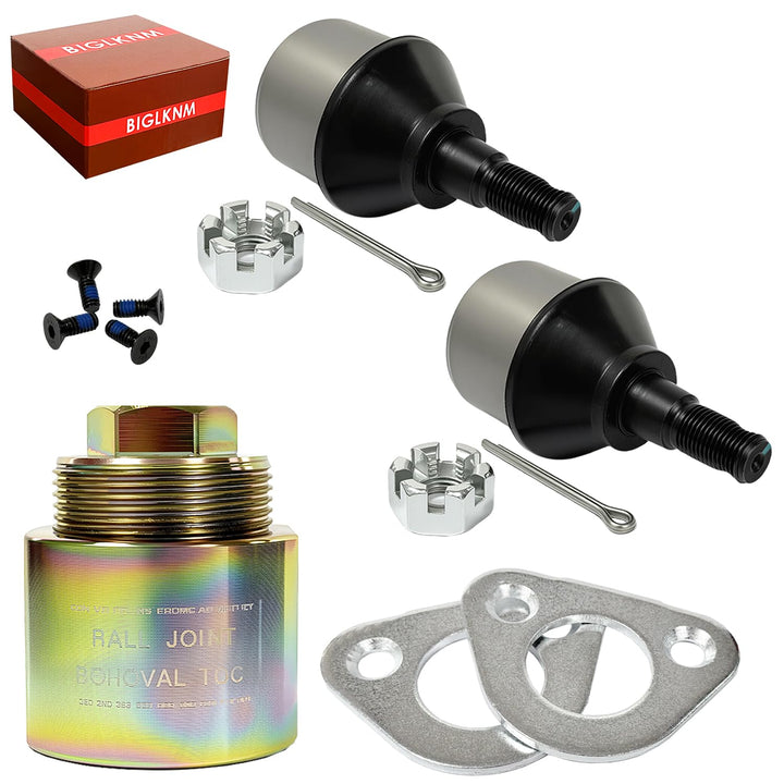 BIGLKNM front packaging showing complete Polaris ball joint removal kit and contents