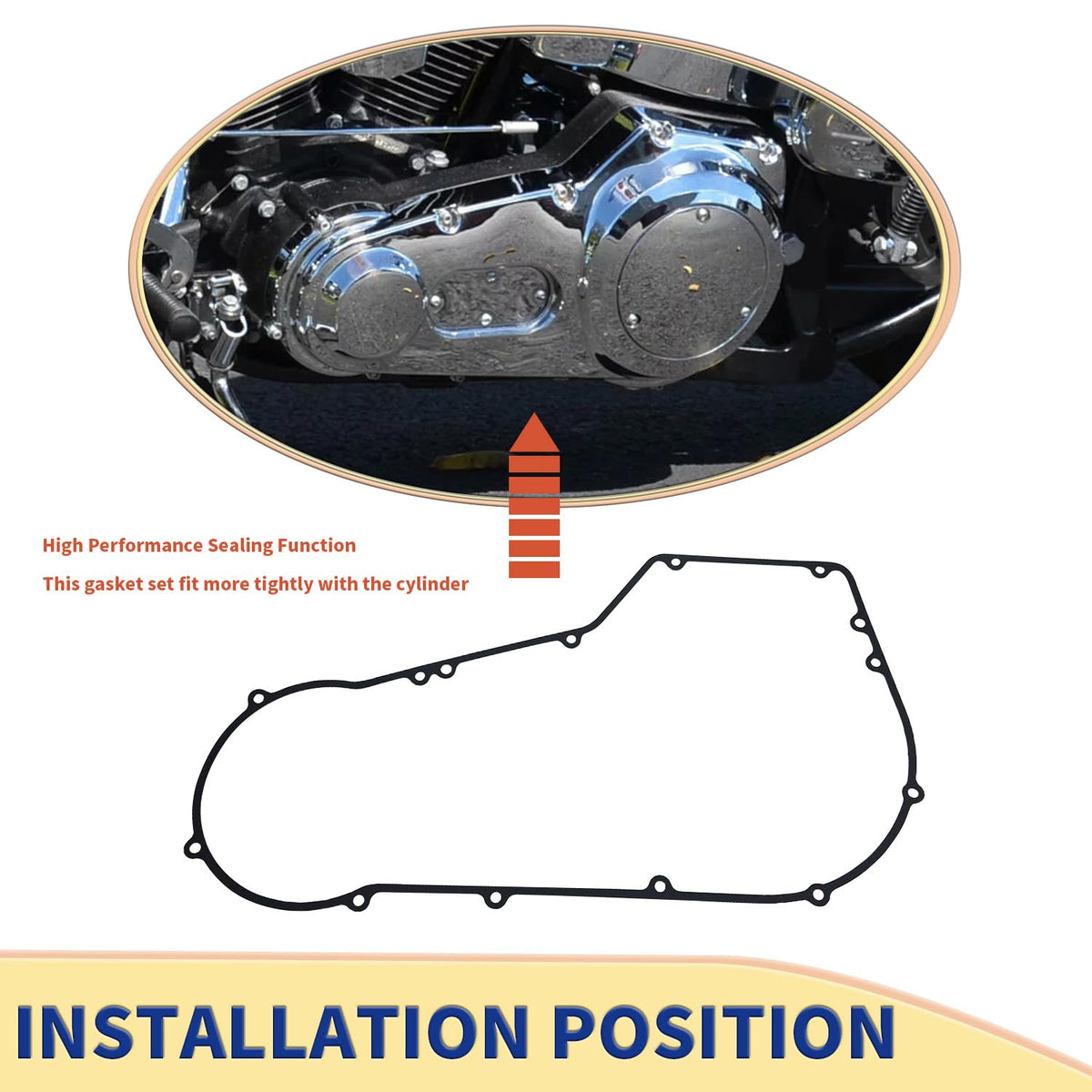 BIGLKNM close-up of foamet silicone gasket texture demonstrating oil resistance