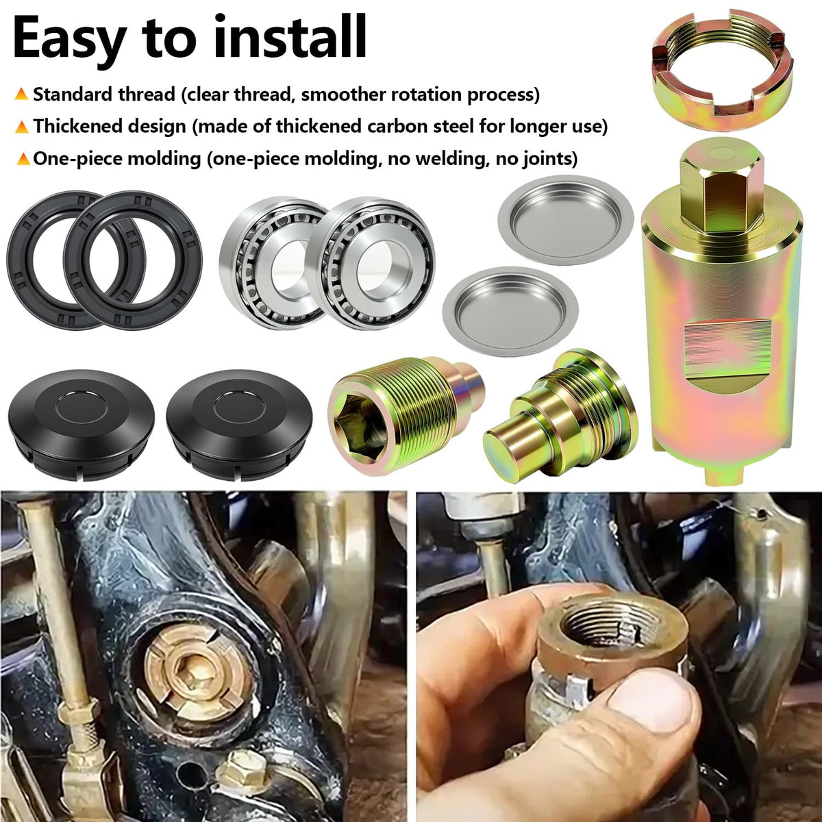BIGLKNM lock-nut tool held in hand demonstrating secure engagement and easier torque control