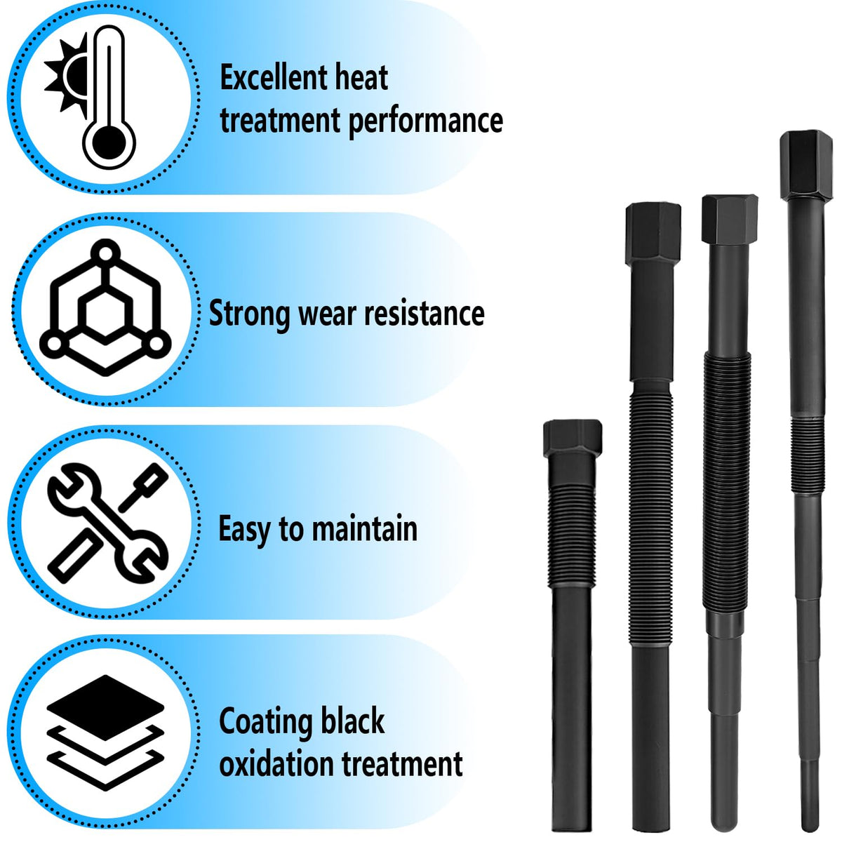 BIGLKNM pre-oiled puller surface to prevent galling and ease installation